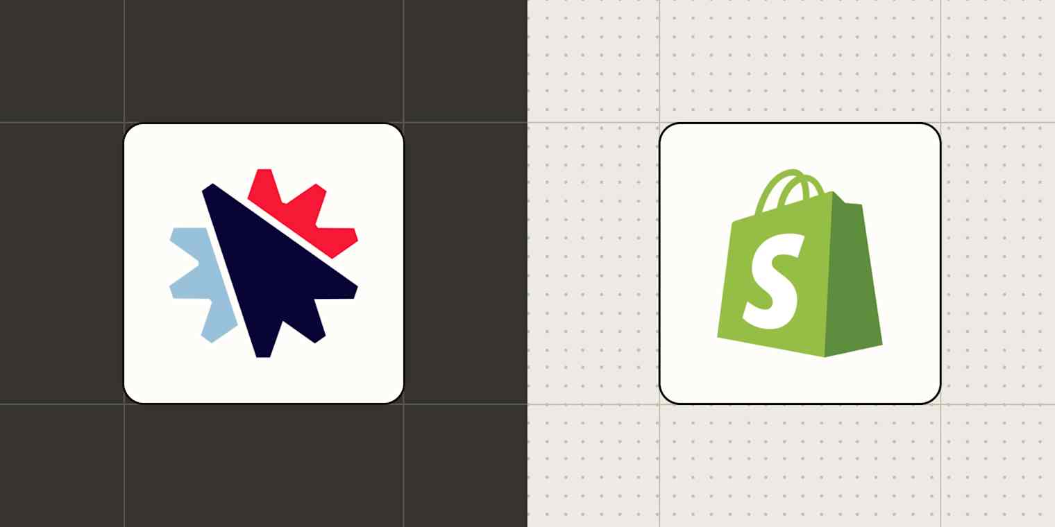 Hero image with the ClickFunnels and Shopify logos