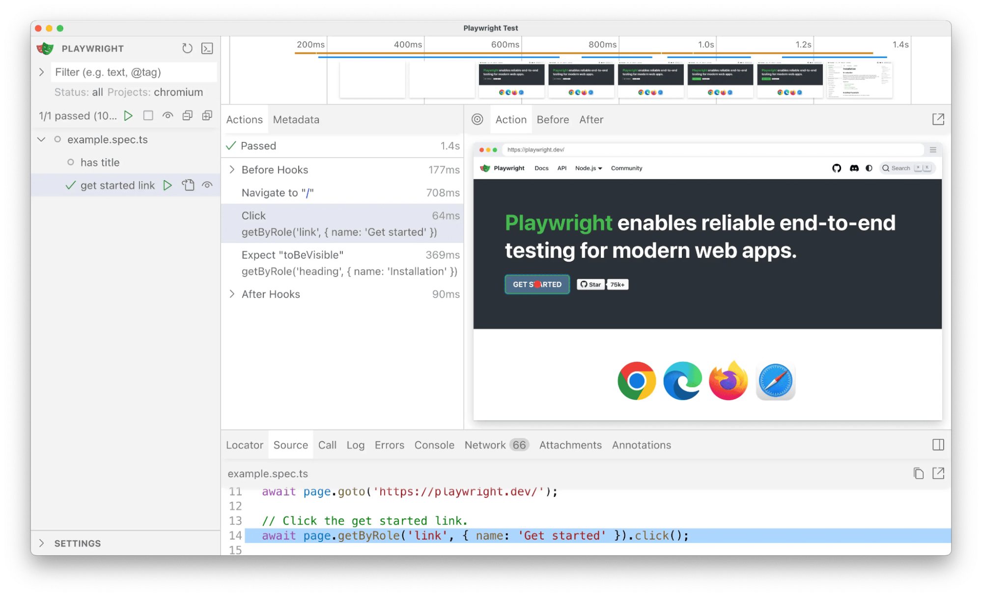 Playwright, our pick for the best web scraping tool for scraping JavaScript-heavy sites.