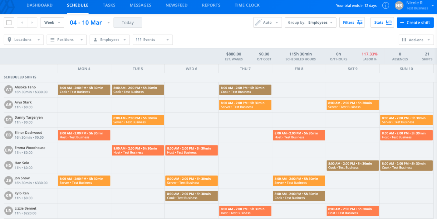 Sling, our pick for the best employee scheduling software for day-to-day employee management
