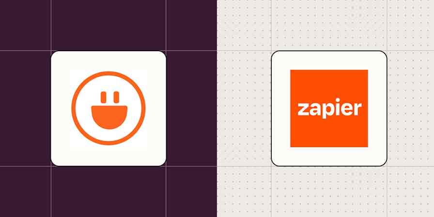 Hero image with the logos of Integrately and Zapier