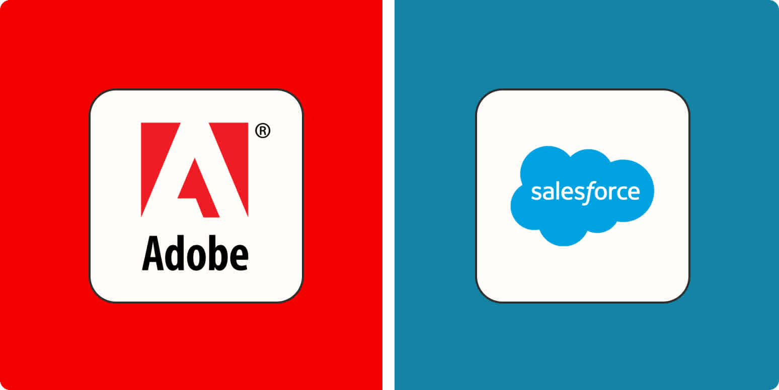 Hero image with the Marketo (Adobe) and Pardot (Salesforce) logos