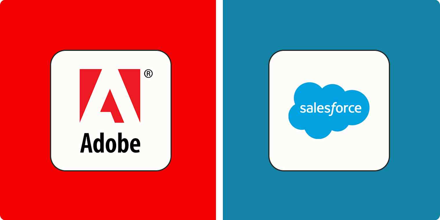 Hero image with the Marketo (Adobe) and Pardot (Salesforce) logos