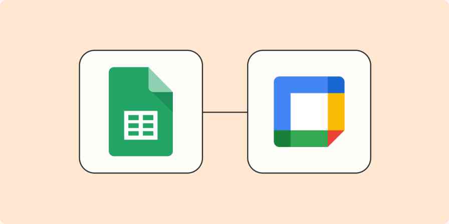 The Google Sheets and Google Calendar logos