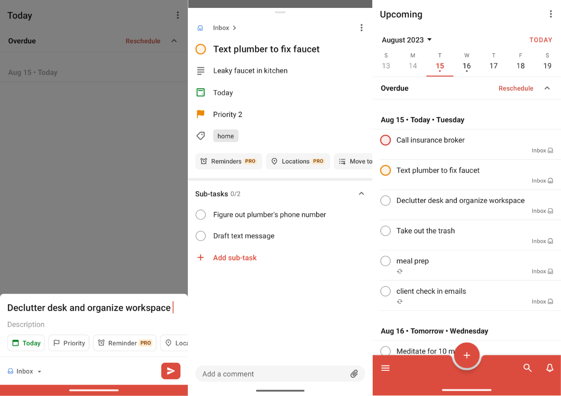 Todoist, our pick for the best Android to-do list app for everyday use