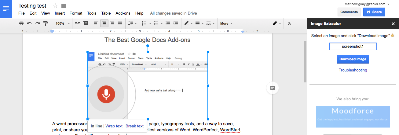 Image Extractor for Google Docs