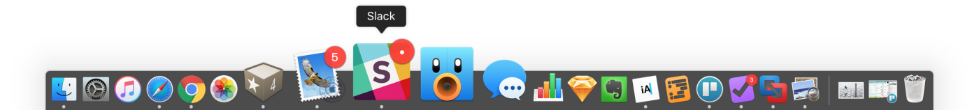 macOS dock