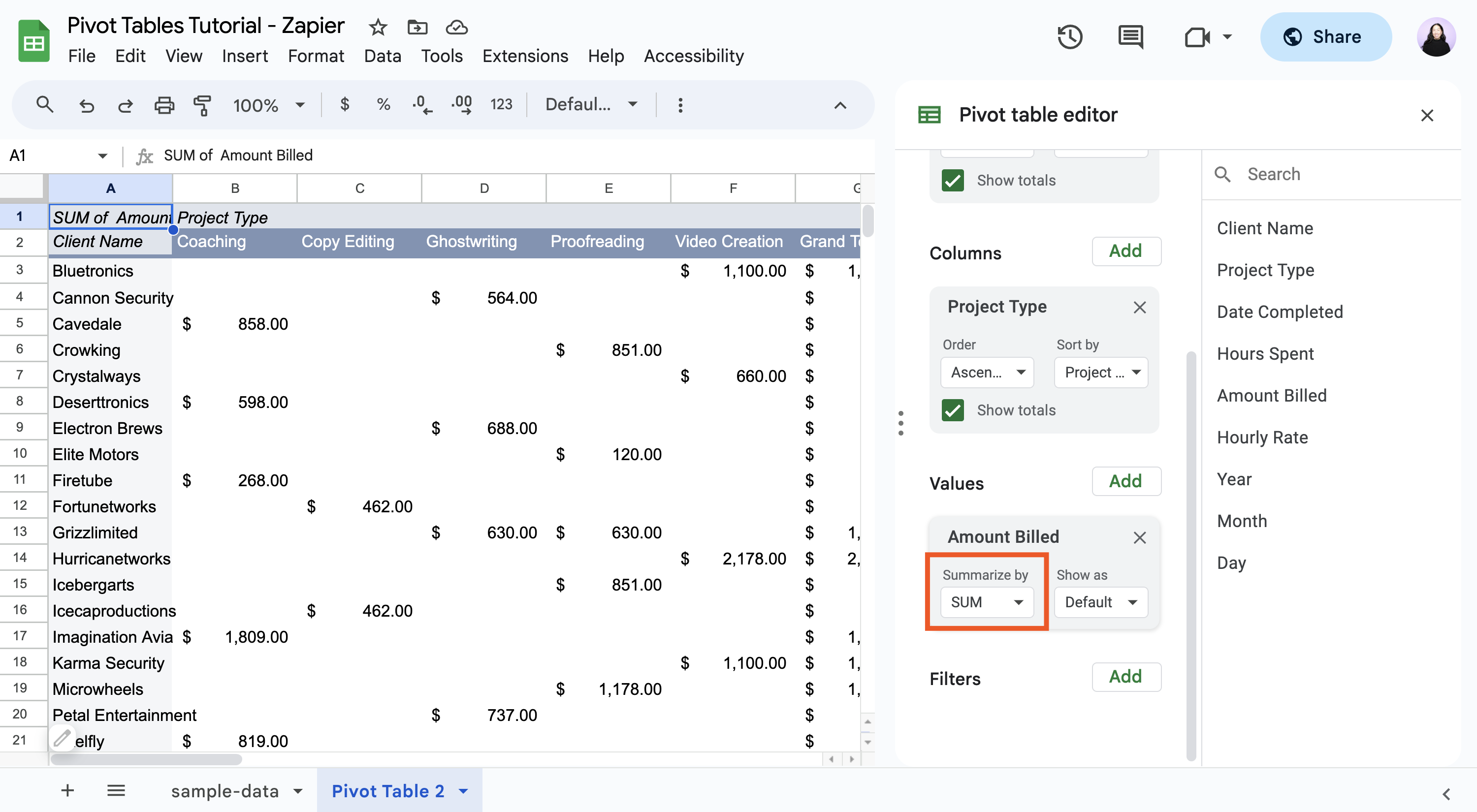 Recommended Pivot Tables In Excel Myexcelonline 