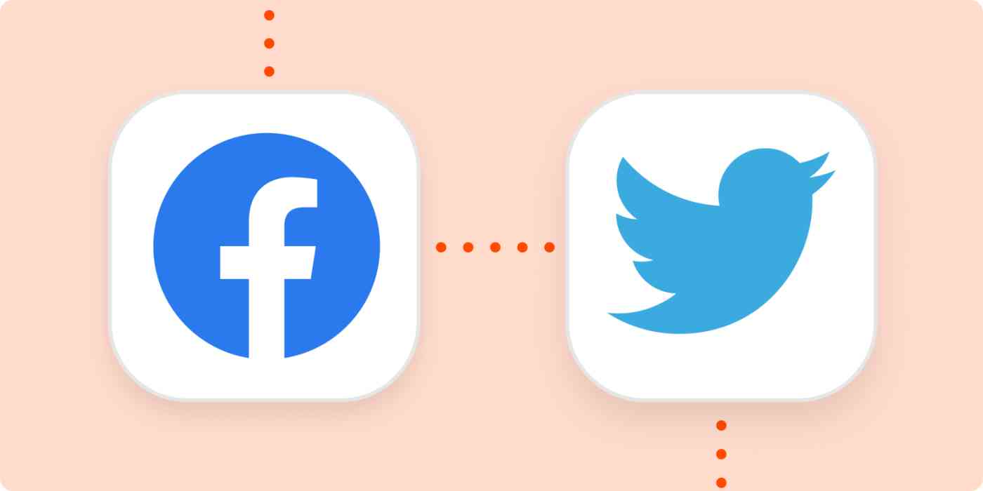 The Facebook and Twitter logos