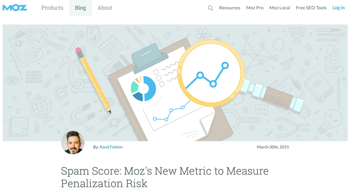 Moz Spam Score release announcement