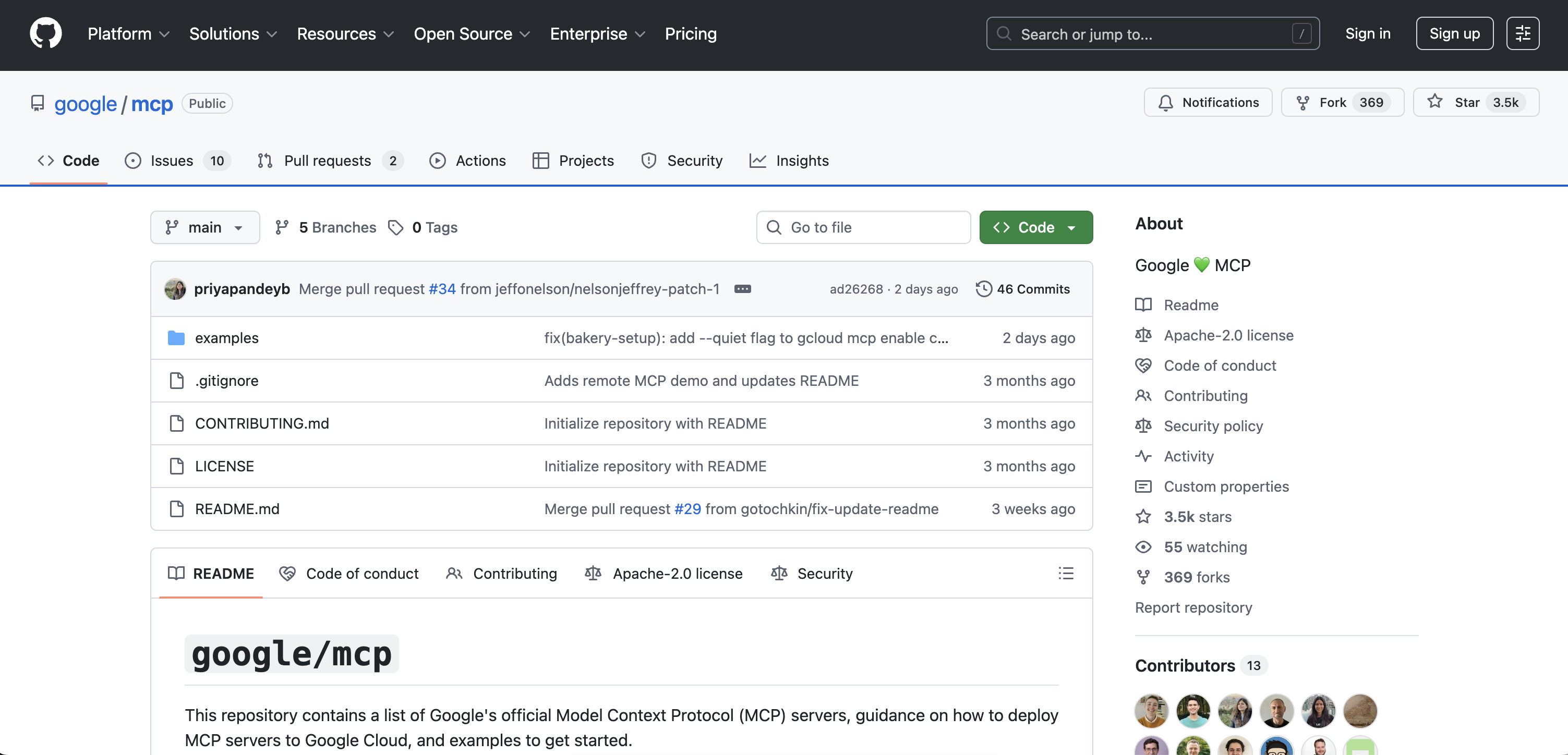Google, our pick for the best MCP server for Google users