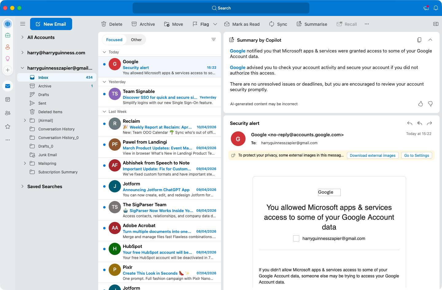 Microsoft 365, our pick for the best email hosting service for companies that use Microsoft apps