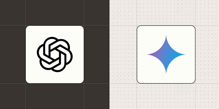 Hero image with the ChatGPT and Gemini logos