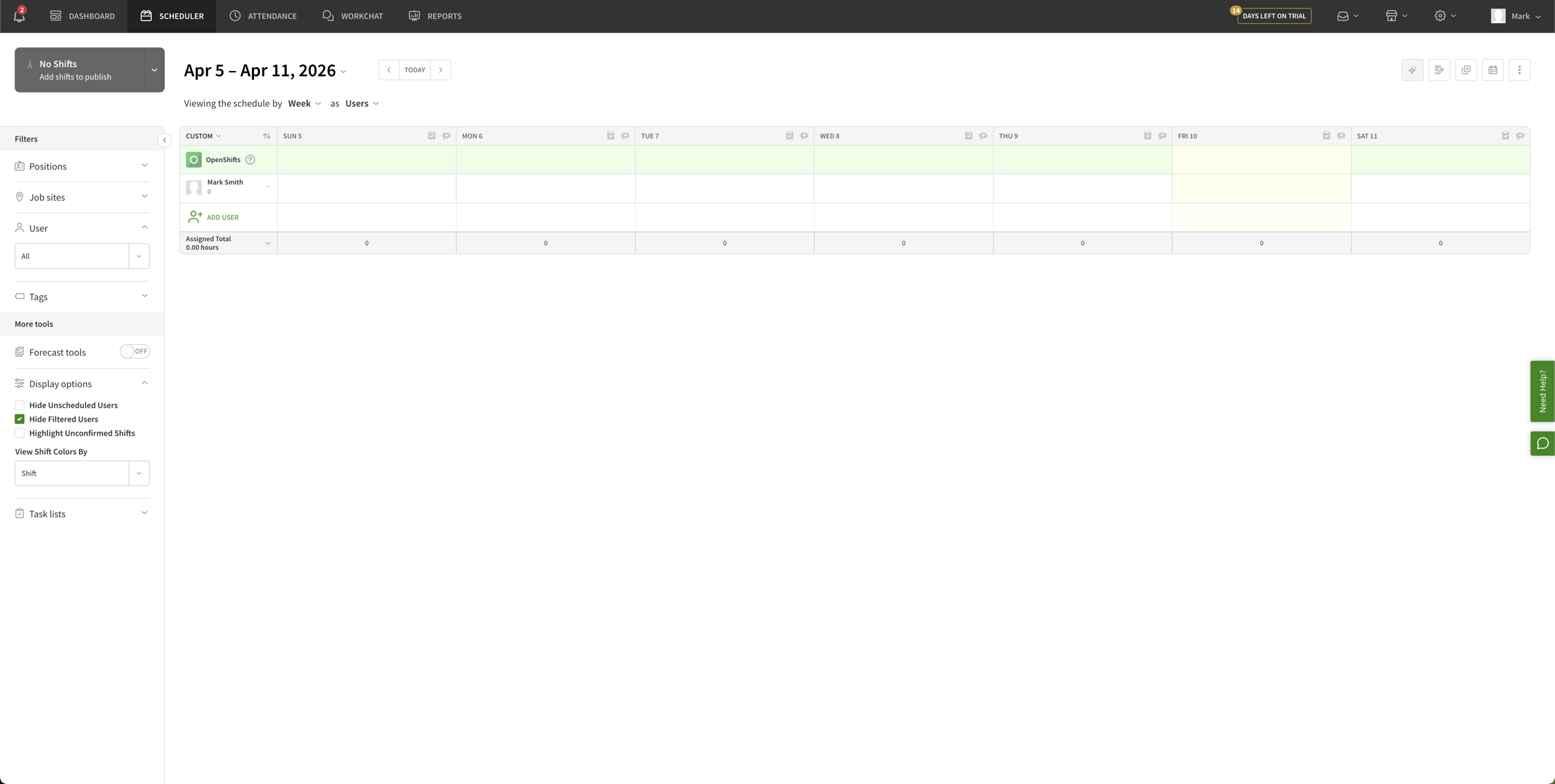 When I Work, our pick for the best employee scheduling software for employee-driven scheduling.
