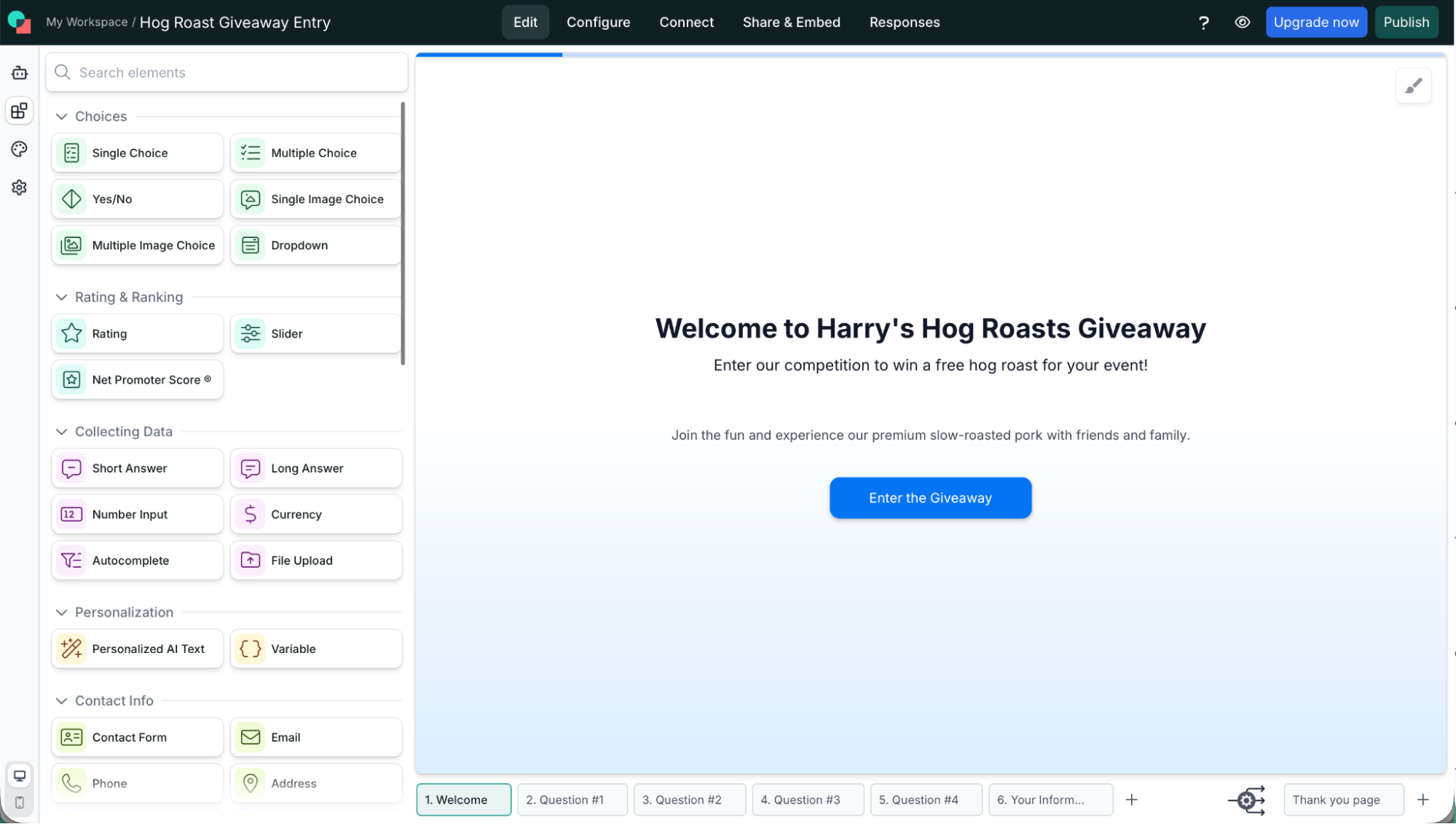 involve.me, our pick for the best landing page builder for funnel-building