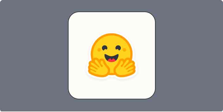 Hero image with the Hugging Face logo