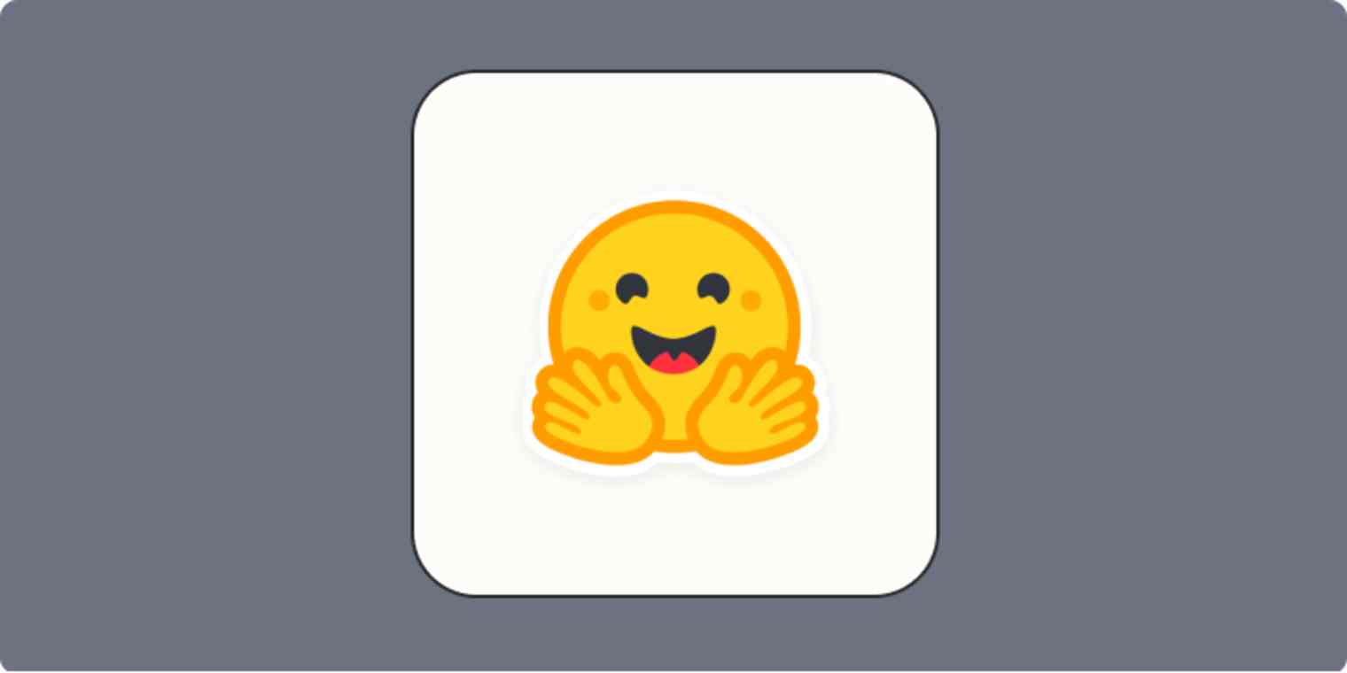 Hero image with the Hugging Face logo