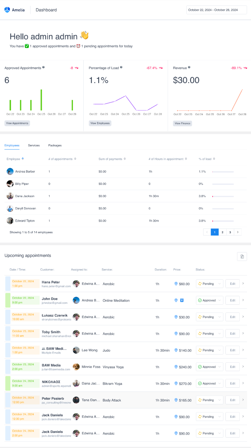 Booking Calendar, our pick for the best WordPress calendar booking plugin for accommodation availability