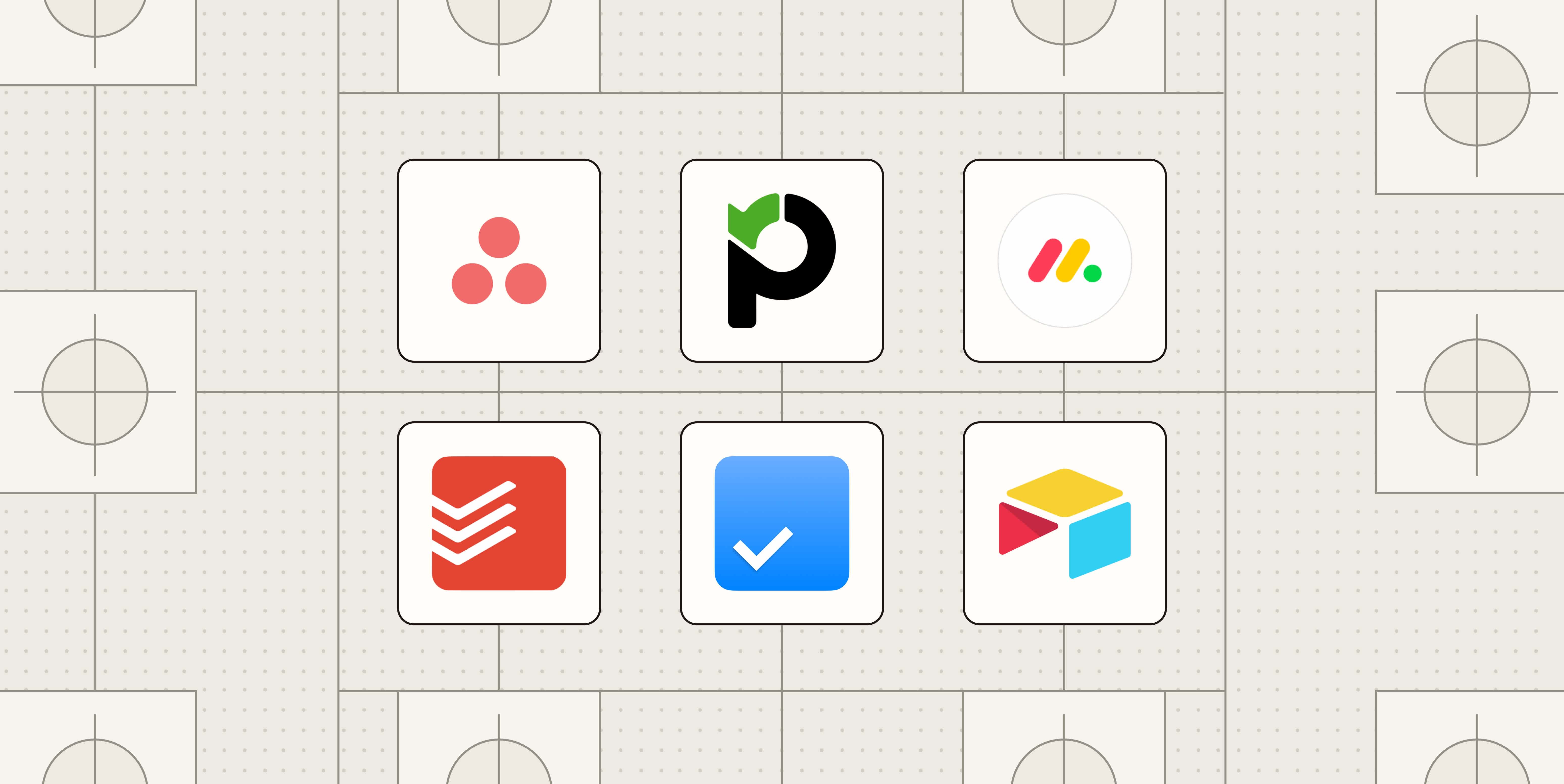 Hero image with the logos of the best Trello alternatives