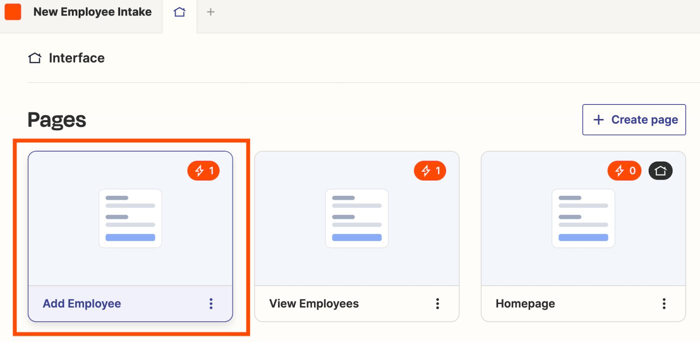 Screenshot of add employee window