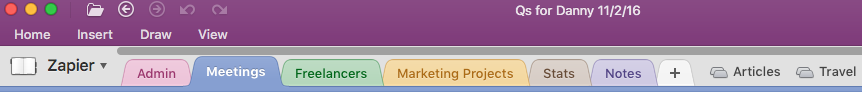 OneNote Tutorial: OneNote section groups