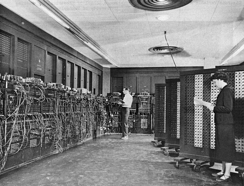 ENIAC (Electronic Numerical Integrator And Computer) in Philadelphia, Pennsylvania.