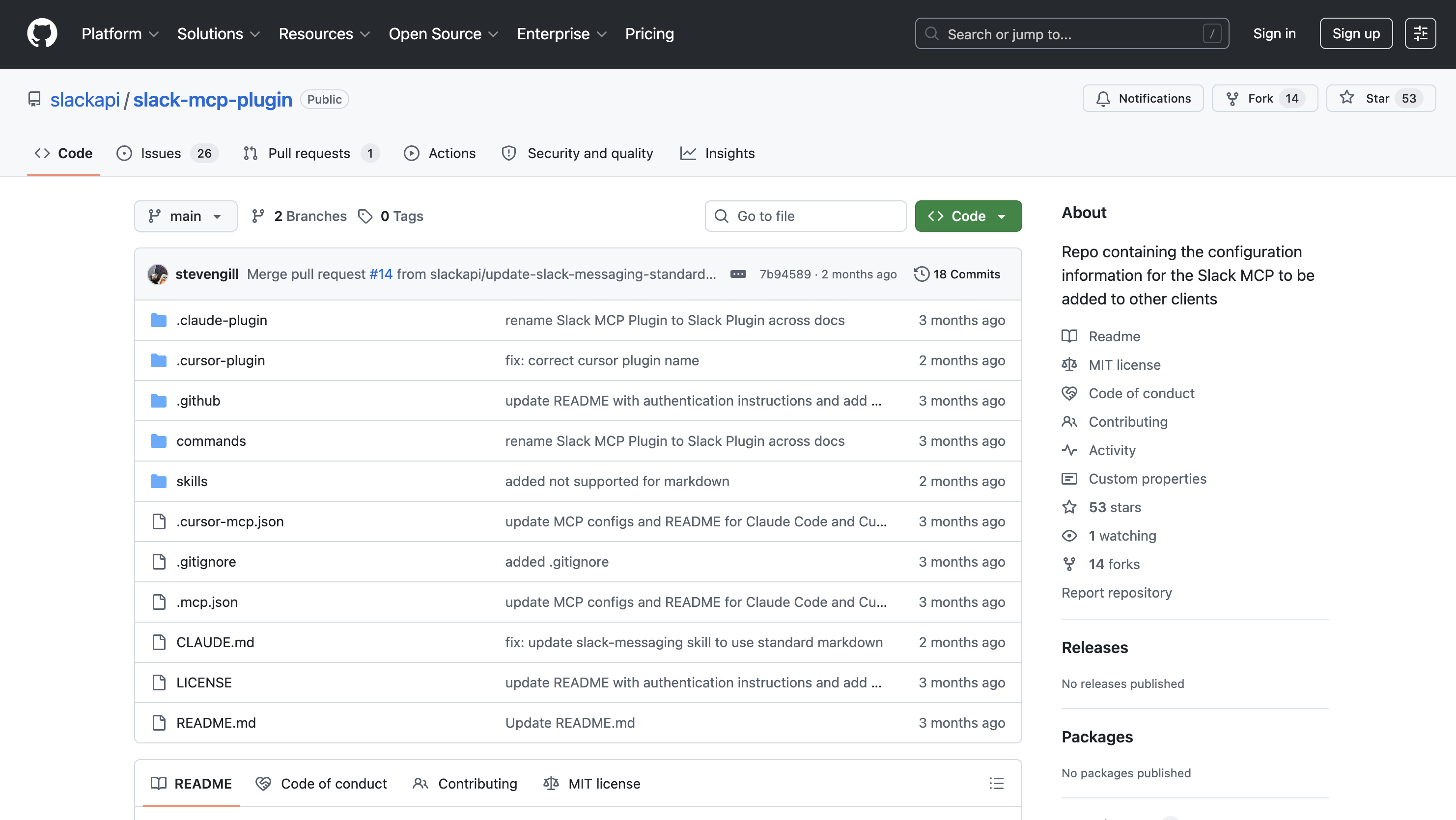 Slack, our pick for the best MCP server for team communication