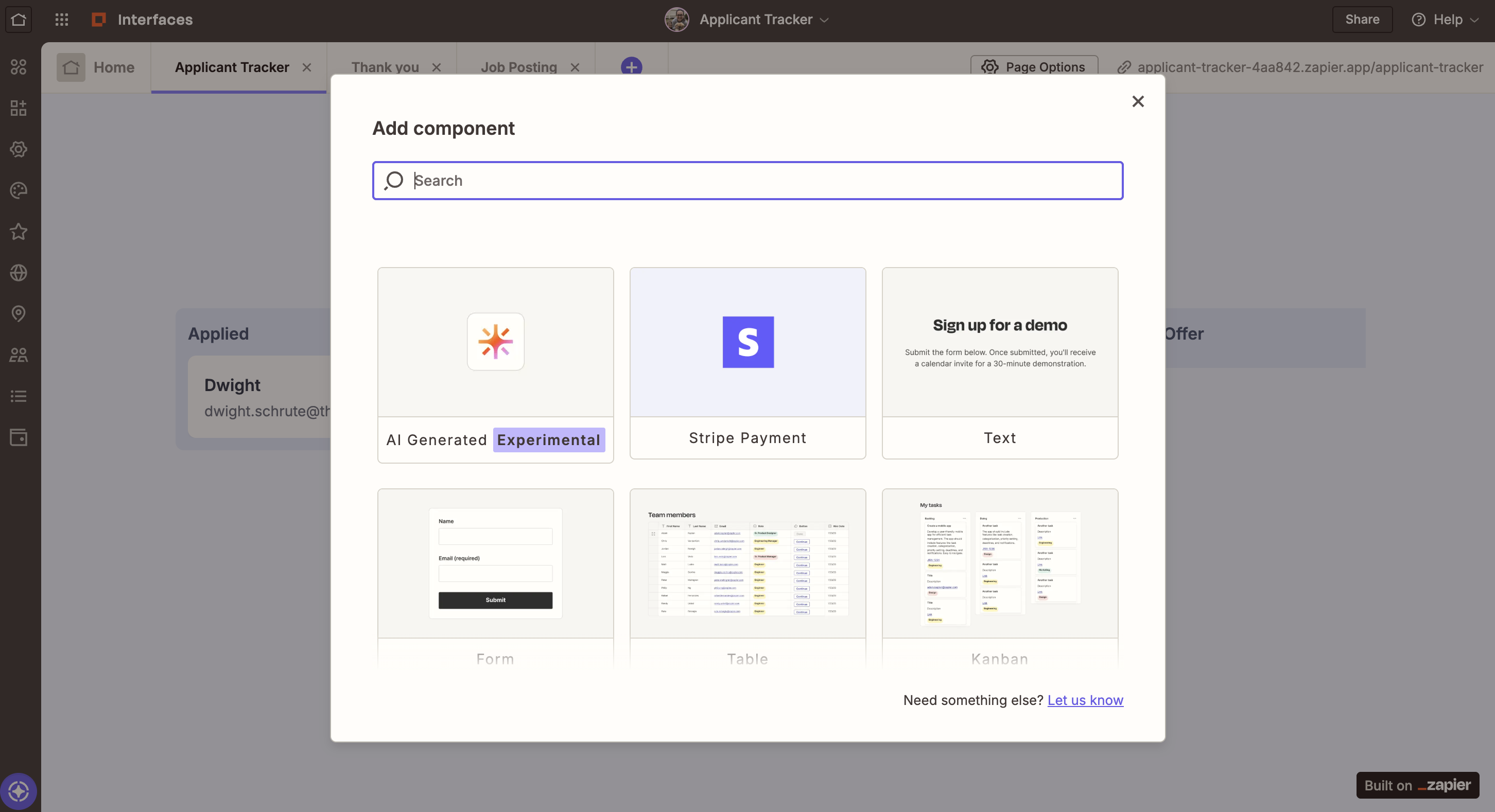 Zapier, our pick for the best internal tool builder for AI orchestration
