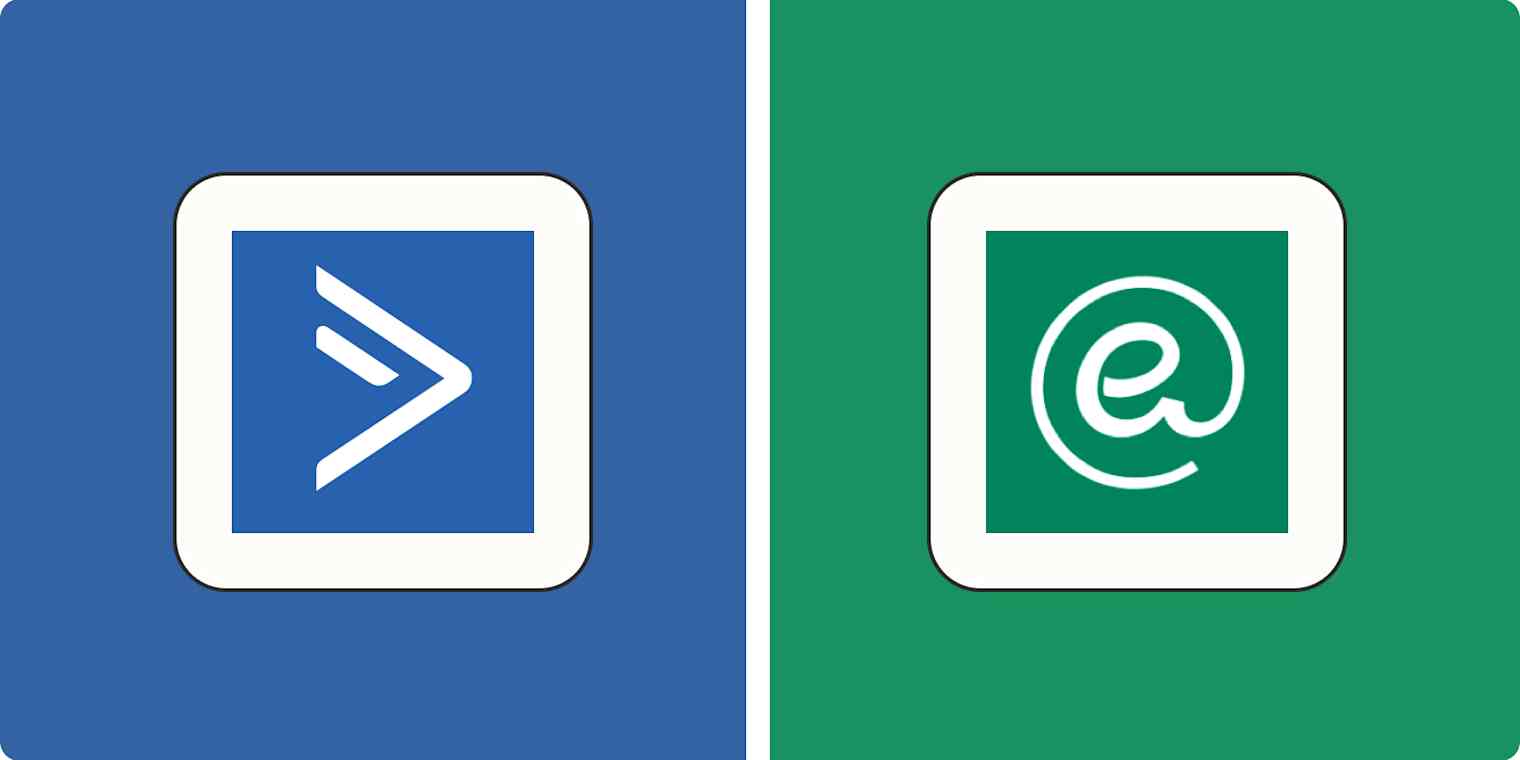 Hero image with the logos of ActiveCampaign and tinyEmail