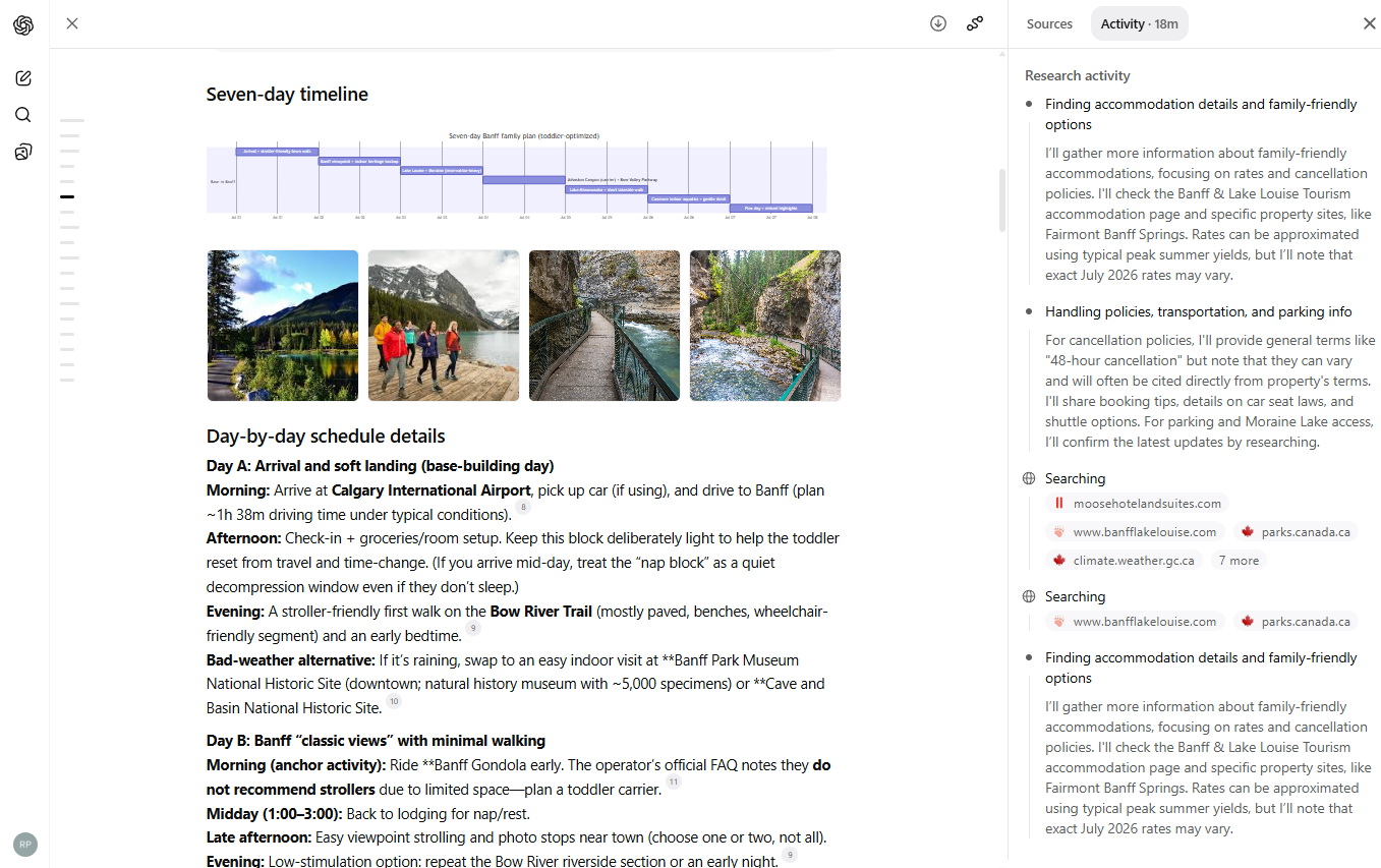 ChatGPT's Deep Research answer