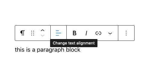 Block controls in WordPress