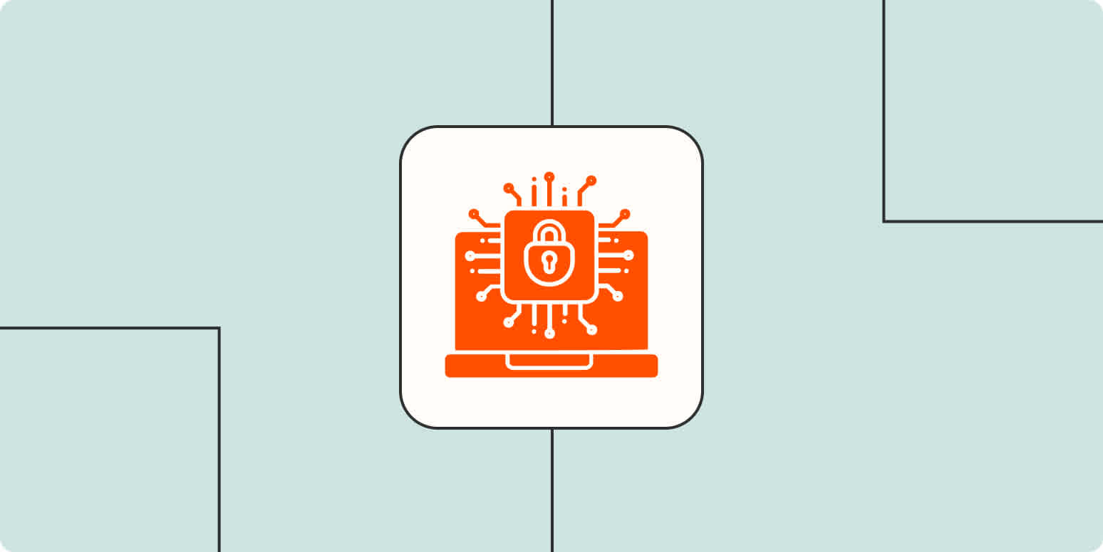 Hero image with an icon representing AI security