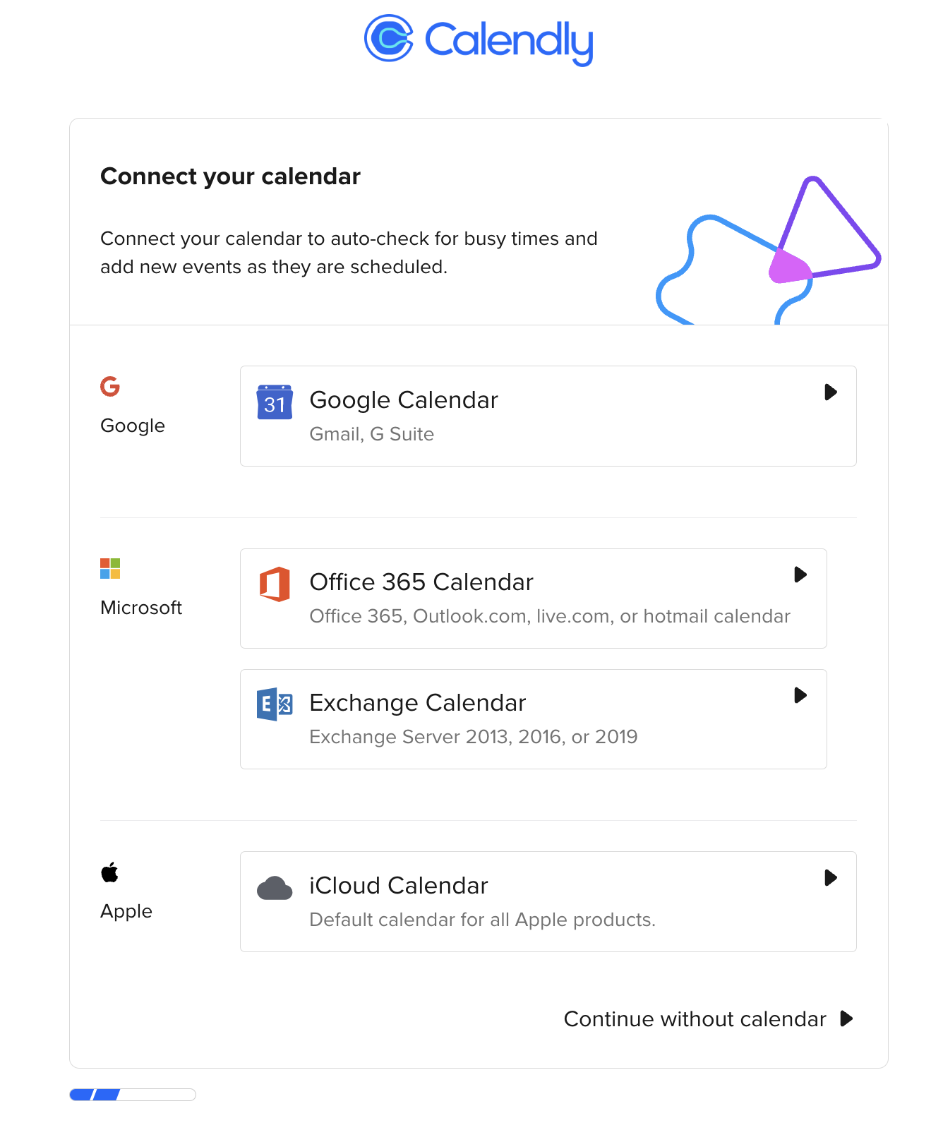 How to connect Calendly to your calendar apps.