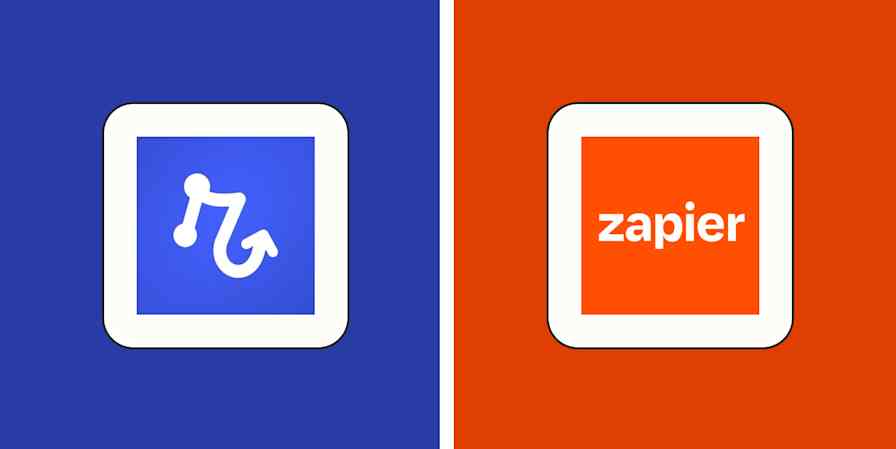 Hero image with the logos of Relay.app and Zapier