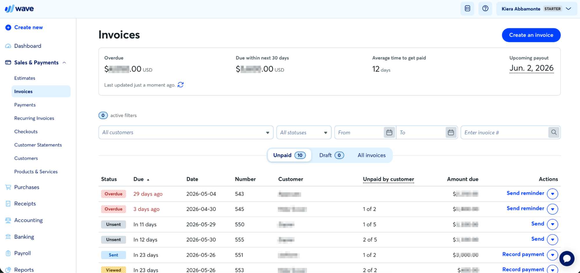 Wave, our pick for the best PayPal alternative for free invoicing software for growing businesses.