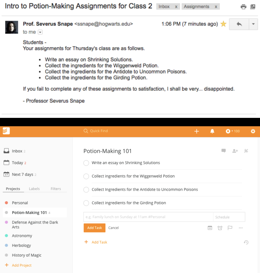Add Emails to Your To-Do List