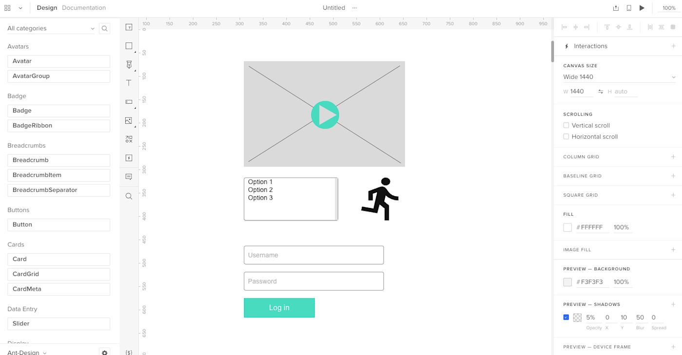 UXPin, our pick for the best wireframe tool for handing off design documentation to developers