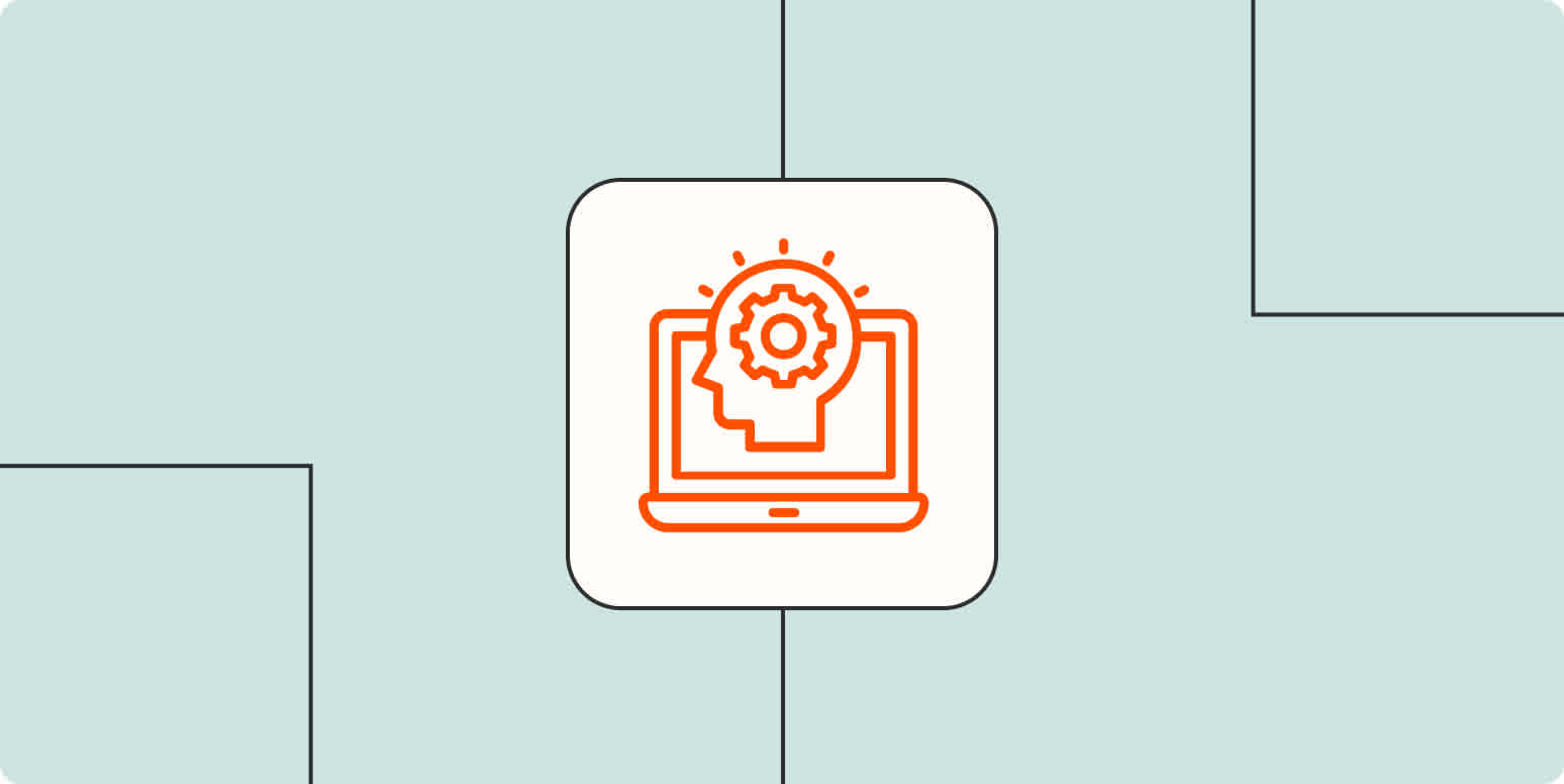 Hero image with an icon representing an AI agent