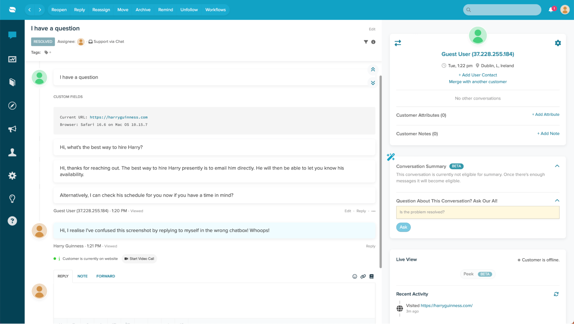 Faster, smarter support with LiveChat