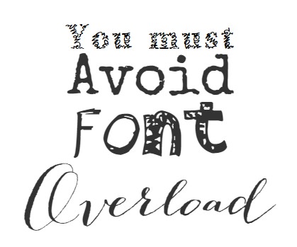 avoid font insanity