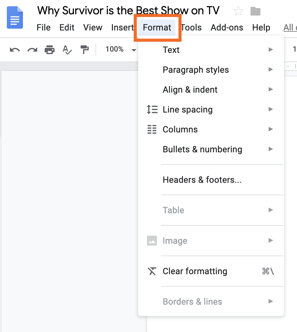 How To Use Google Docs