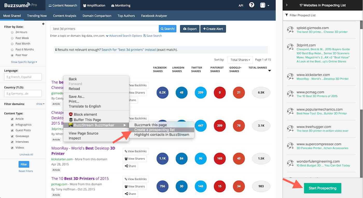 BuzzStream Chrome Extension