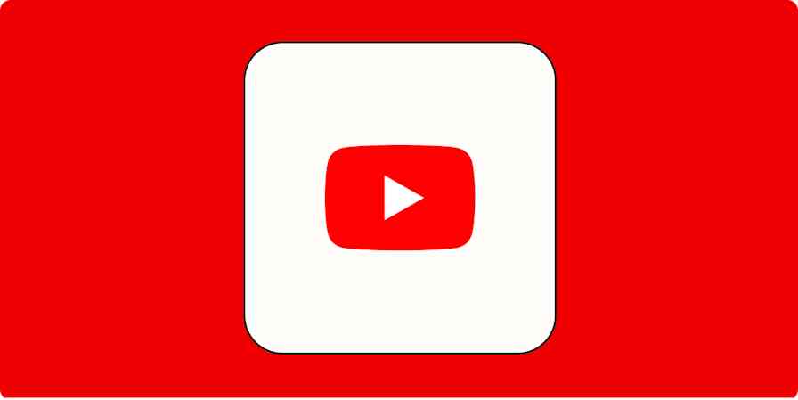 A hero image for YouTube app tips with the YouTube logo on a red background