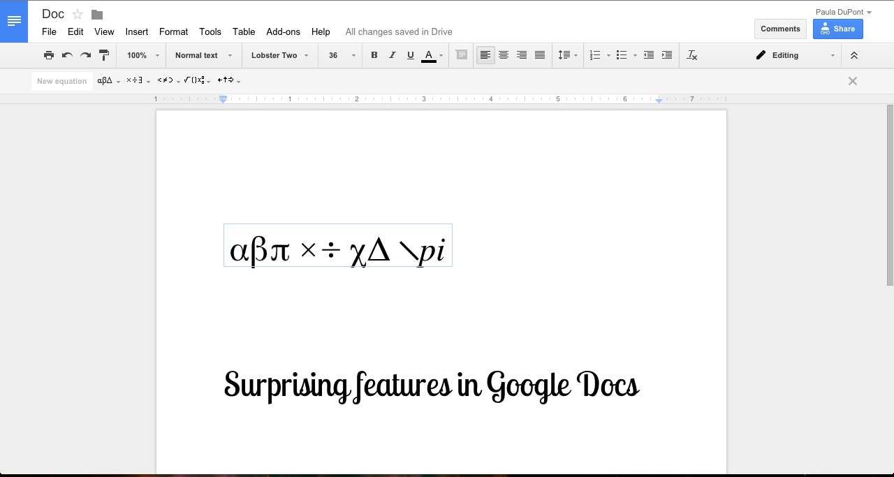 Equation Shortcuts Streamline Math Writing