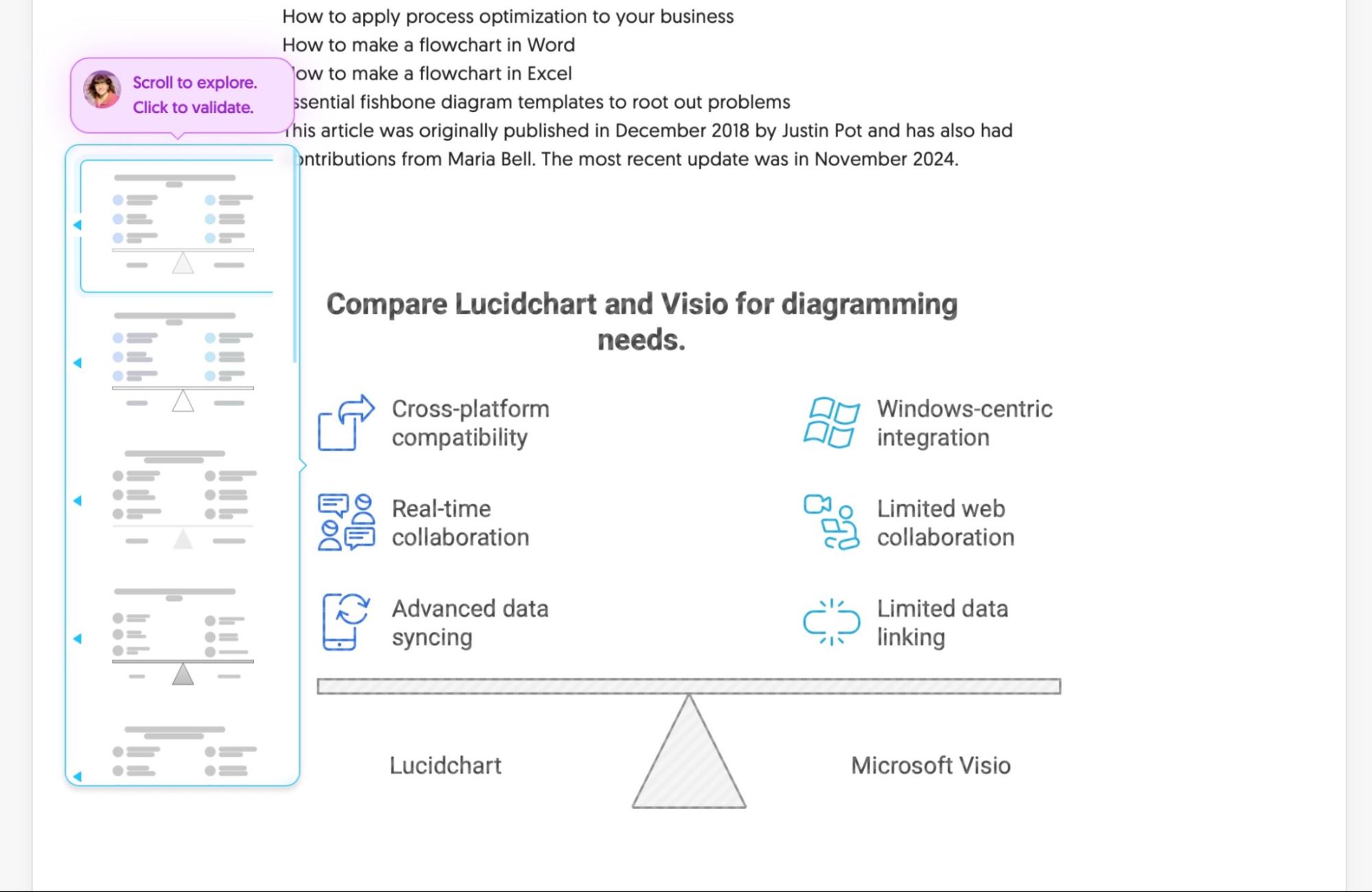 Napkin, our pick for the best diagram software for generating diagrams from existing content