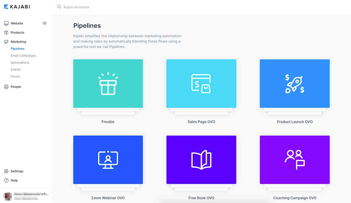 Kajabi marketing automation page Kajabi marketing automation page