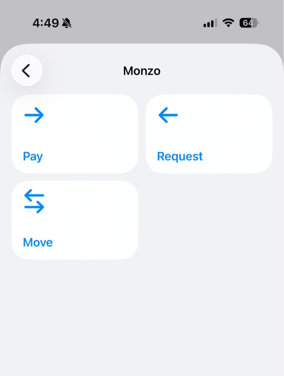 Setting up an iPhone automation for a monthly payment