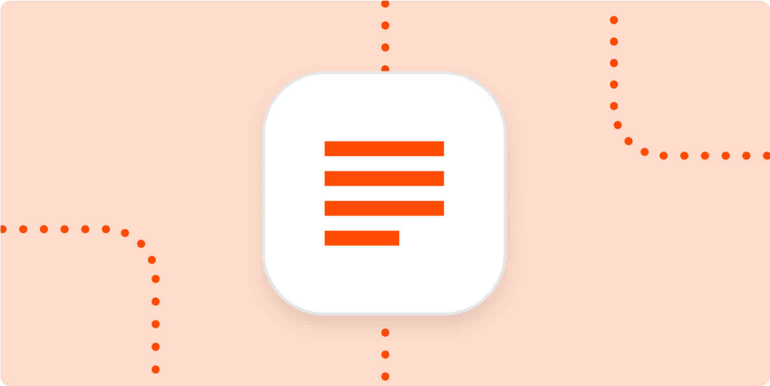 Simplified illustration to represent how to make document templates.