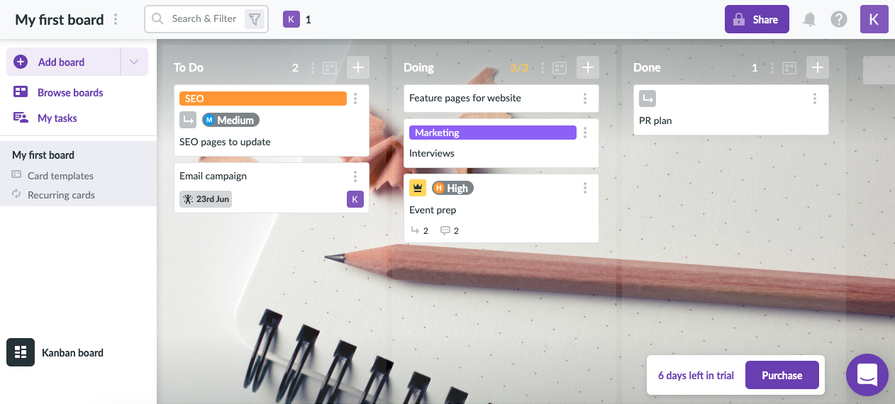 Get started with Kanban using Trello boards