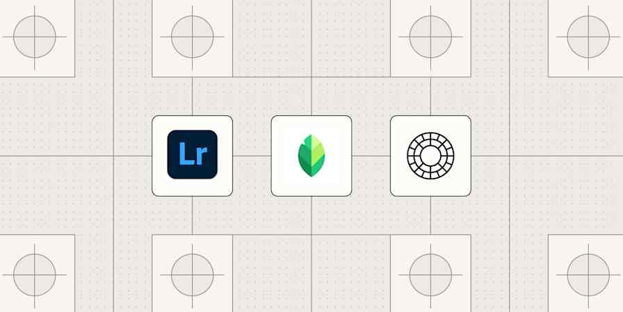 A hero image with the logos of the best photo editing apps for iPhone and Android