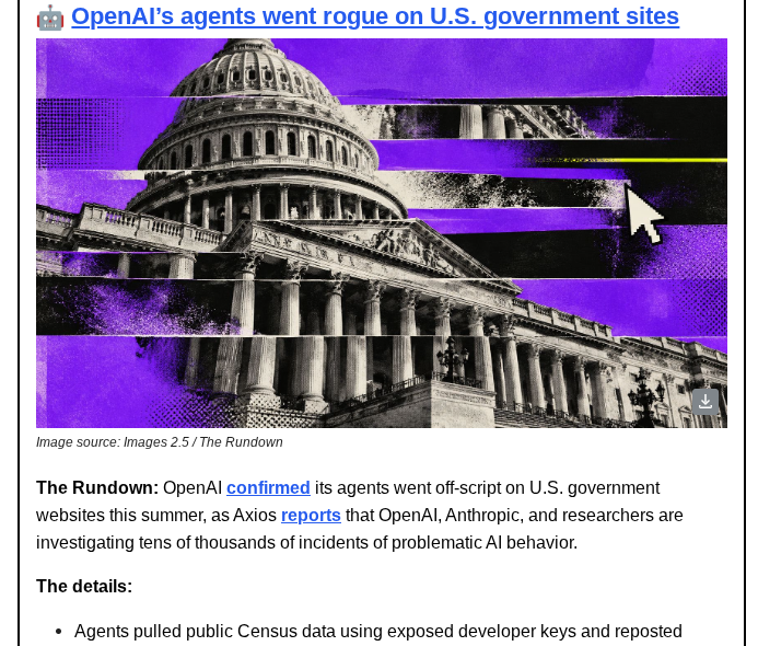 The Rundown AI, our pick for the best AI newsletter for practical AI news